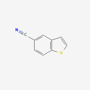 1-Benzothiophene-5-carbonitrile chemical structure (CAS 2060-63-1)