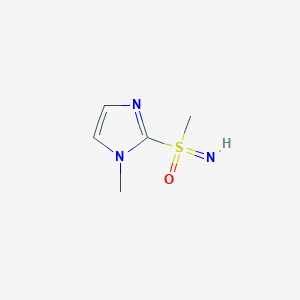 1-Methyl-2-(S-methylsulfonimidoyl)-1H-imidazole chemical structure (CAS 2060044-60-0)