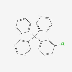 2-Chloro-9,9-diphenyl-9H-fluorene chemical structure (CAS 2060601-50-3)