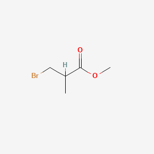 Methyl 3-bromo-2-methylpropanoate chemical structure (CAS 20609-71-6)