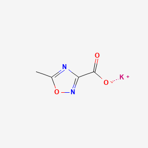 Potassium 5-methyl-1,2,4-oxadiazole-3-carboxylate chemical structure (CAS 20615-94-5)