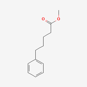 Methyl 5-phenylpentanoate chemical structure (CAS 20620-59-1)