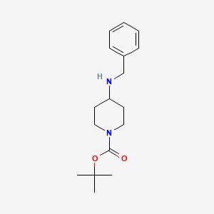1-Boc-4-Benzylaminopiperidine chemical structure (CAS 206273-87-2)