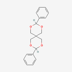 3,9-Diphenyl-2,4,8,10-tetraoxaspiro[5.5]undecane chemical structure (CAS 2064-95-1)