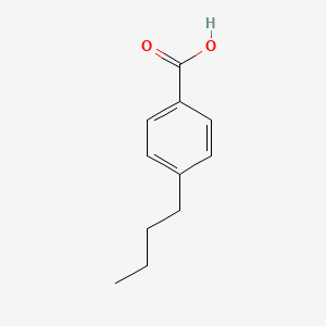 4-Butylbenzoic acid chemical structure (CAS 20651-71-2)