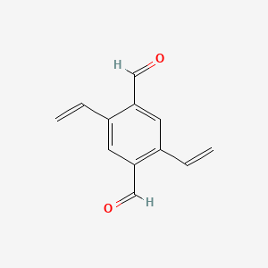 2,5-Diethenyl-1,4-benzenedicarboxaldehyde chemical structure (CAS 2065232-74-6)