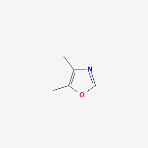 4,5-Dimethyloxazole chemical structure (CAS 20662-83-3)