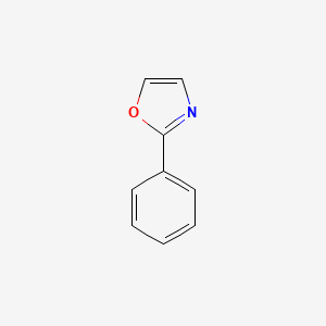 2-Phenyloxazole chemical structure (CAS 20662-88-8)