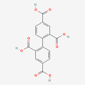 [1,1'-Biphenyl]-2,2',4,4'-tetracarboxylic acid chemical structure (CAS 206647-35-0)