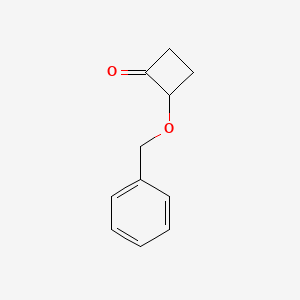 2-(Benzyloxy)cyclobutanone chemical structure (CAS 206751-75-9)