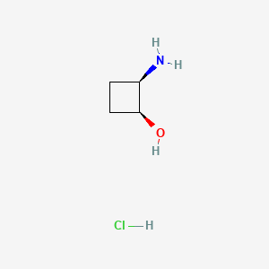 (1S,2R)-2-Aminocyclobutanol hydrochloride chemical structure (CAS 206751-79-3)