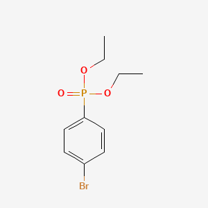 Diethyl (4-bromophenyl)phosphonate chemical structure (CAS 20677-12-7)