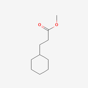 Methyl 3-cyclohexylpropanoate chemical structure (CAS 20681-51-0)
