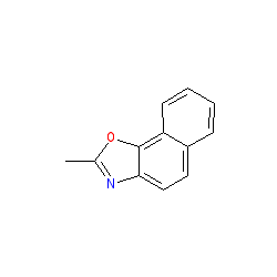 2-Methylnaphtho[2,1-d]oxazole chemical structure (CAS 20686-65-1)
