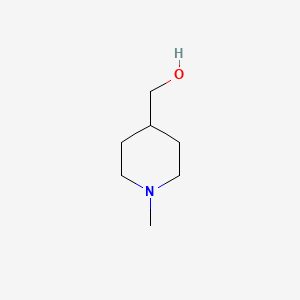 1-Methyl-4-piperidinemethanol chemical structure (CAS 20691-89-8)