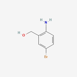 (2-Amino-5-bromophenyl)methanol chemical structure (CAS 20712-12-3)