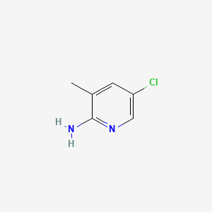 5-Chloro-3-methylpyridin-2-amine chemical structure (CAS 20712-16-7)