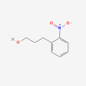 3-(2-Nitrophenyl)propan-1-ol chemical structure (CAS 20716-26-1)