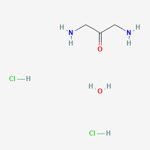 1,3-Diaminopropan-2-one dihydrochloride hydrate chemical structure (CAS 207226-24-2)