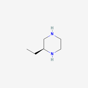 (S)-2-Ethylpiperazine chemical structure (CAS 207284-20-6)