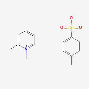 1,2-Dimethylpyridin-1-ium 4-methylbenzenesulfonate chemical structure (CAS 2073-76-9)