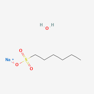 Sodium 1-hexanesulfonate monohydrate chemical structure (CAS 207300-91-2)