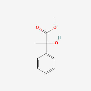 Methyl 2-hydroxy-2-phenylpropanoate chemical structure (CAS 20731-95-7)