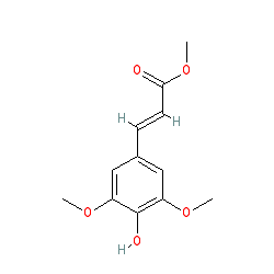 Methyl 3-(4-Hydroxy-3,5-Dimethoxyphenyl)acrylate chemical structure (CAS 20733-94-2)