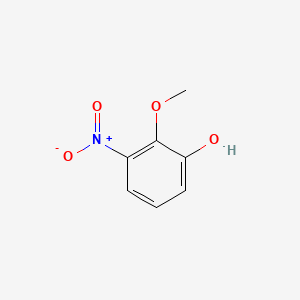 2-Methoxy-3-nitrophenol chemical structure (CAS 20734-71-8)
