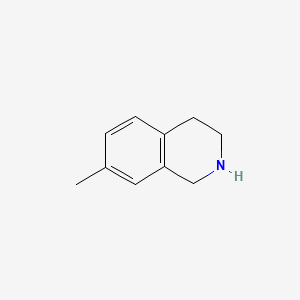 7-Methyl-1,2,3,4-tetrahydroisoquinoline chemical structure (CAS 207451-81-8)