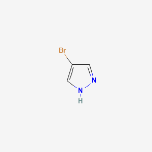 4-Bromo-1H-pyrazole chemical structure (CAS 2075-45-8)