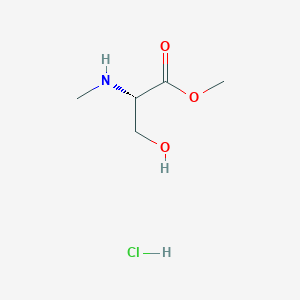 Methyl methyl-L-serinate hydrochloride chemical structure (CAS 207570-19-2)
