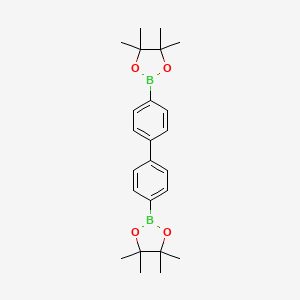 4,4'-Bis(4,4,5,5-tetramethyl-1,3,2-dioxaborolan-2-yl)-1,1'-biphenyl chemical structure (CAS 207611-87-8)