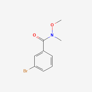 3-Bromo-N-methoxy-N-methylbenzamide chemical structure (CAS 207681-67-2)