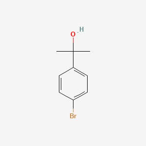 2-(4-Bromophenyl)propan-2-ol chemical structure (CAS 2077-19-2)