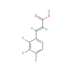 3-(2,3,4-Trifluorophenyl)acrylic acid chemical structure (CAS 207742-85-6)