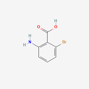 2-Amino-6-bromobenzoic acid chemical structure (CAS 20776-48-1)