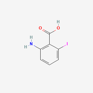 2-Amino-6-iodobenzoic acid chemical structure (CAS 20776-52-7)