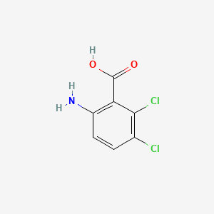 6-Amino-2,3-dichlorobenzoic acid chemical structure (CAS 20776-60-7)