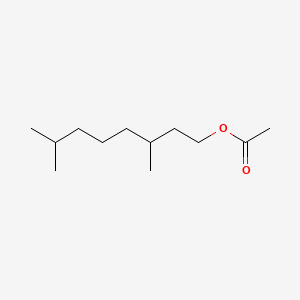 3,7-Dimethyloctyl acetate chemical structure (CAS 20780-49-8)