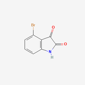 4-Bromoindoline-2,3-dione chemical structure (CAS 20780-72-7)