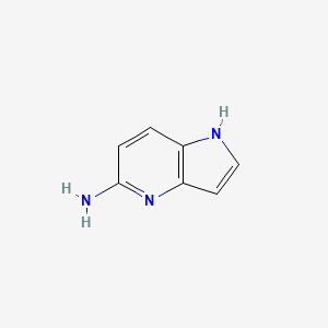 1H-Pyrrolo[3,2-b]pyridin-5-amine chemical structure (CAS 207849-66-9)