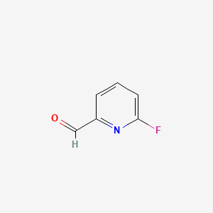 6-Fluoropicolinaldehyde chemical structure (CAS 208110-81-0)