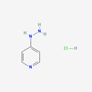 4-Hydrazinylpyridine hydrochloride chemical structure (CAS 20815-52-5)