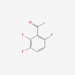 1-(2,3,6-Trifluorophenyl)ethanone chemical structure (CAS 208173-22-2)