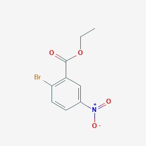 Ethyl 2-bromo-5-nitrobenzoate chemical structure (CAS 208176-31-2)