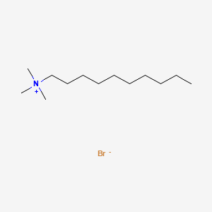 N,N,N-Trimethyldecan-1-aminium bromide chemical structure (CAS 2082-84-0)