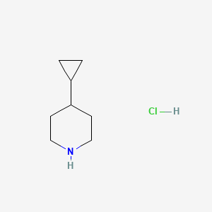4-Cyclopropylpiperidine hydrochloride chemical structure (CAS 208245-61-8)