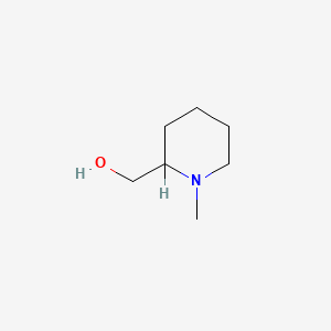 1-Methyl-2-piperidinemethanol chemical structure (CAS 20845-34-5)