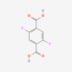 2,5-Diiodoterephthalic acid chemical structure (CAS 20856-80-8)